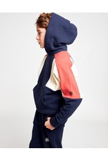 A076 hoodie oversized patch navy