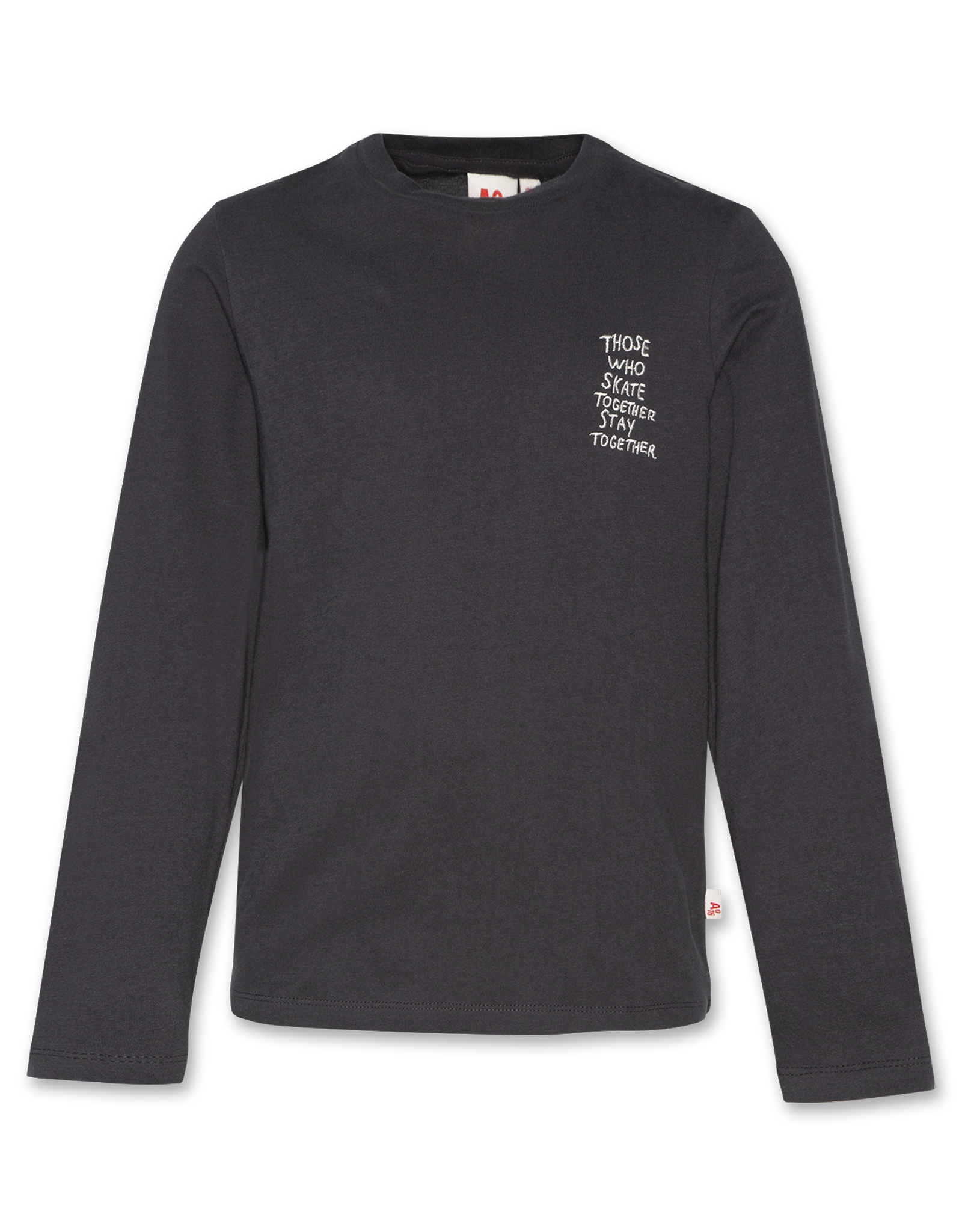 AO76 T-shirt mat together zwart