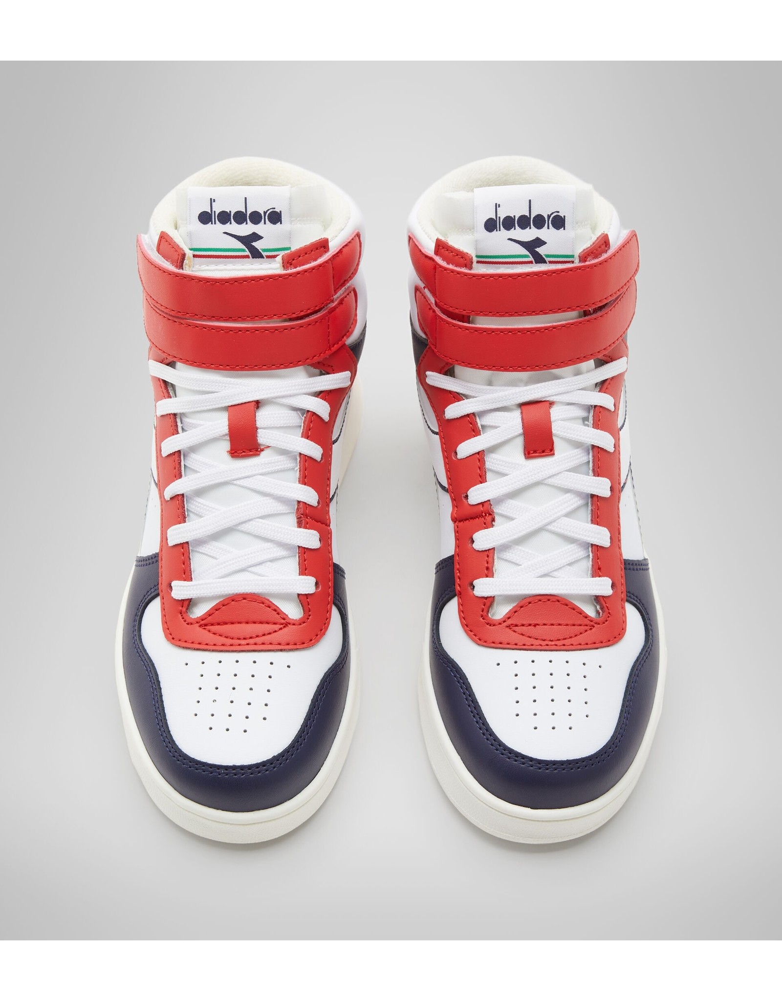Diadora sneaker magic mid White/Peacoat/Aurora red