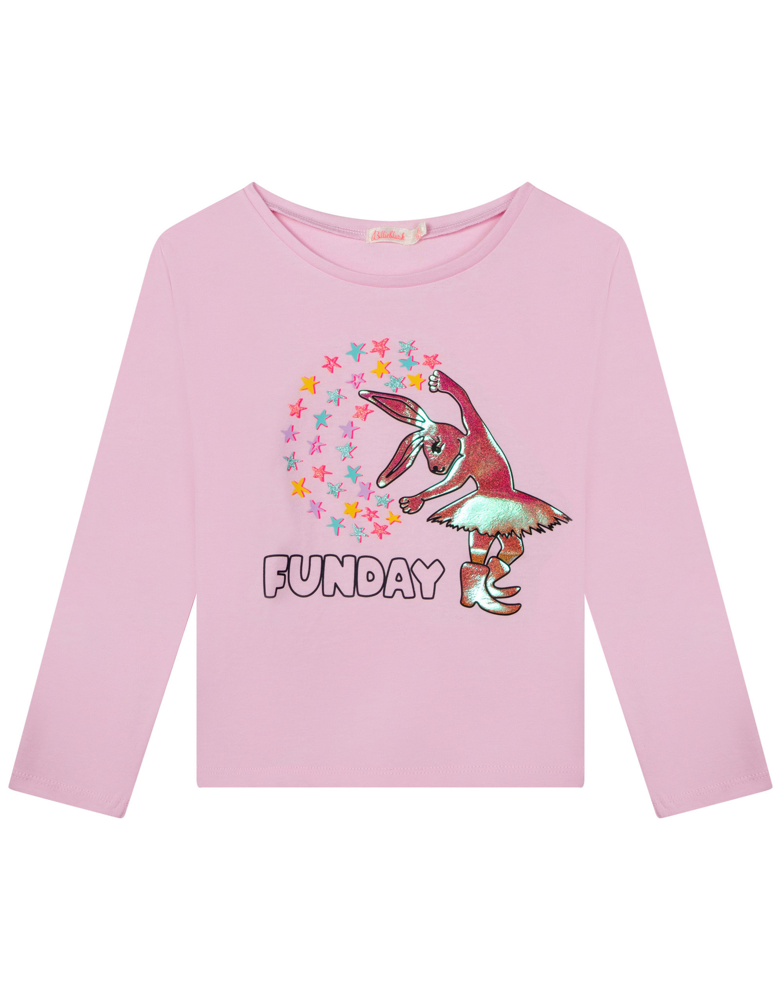 Billieblush T-shirt lange mouw roze funday