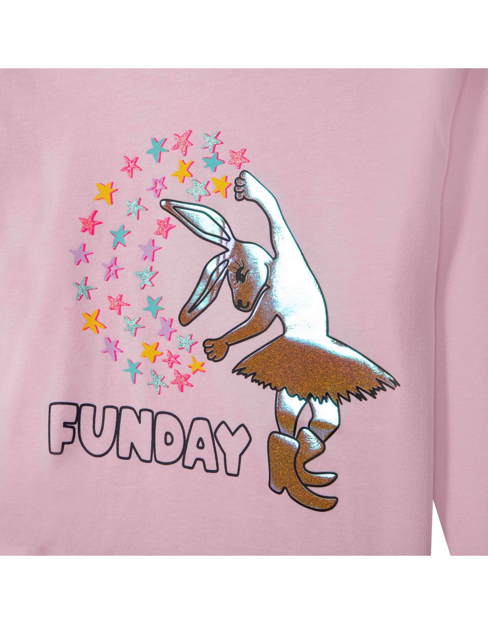 Billieblush T-shirt lange mouw roze funday