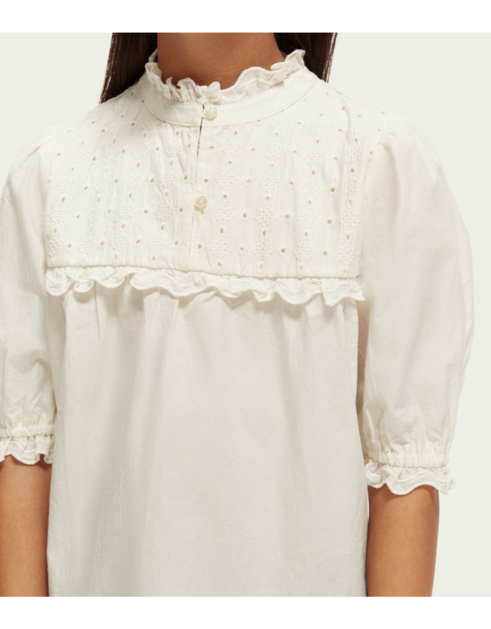 Scotch & Soda Broderie anglaise top