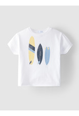 laranjinha wit T-shirt surfplanken