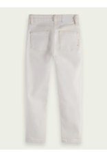 Scotch & Soda broek Dean loose tapered off white