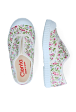 Cienta sneaker wit gebloemd