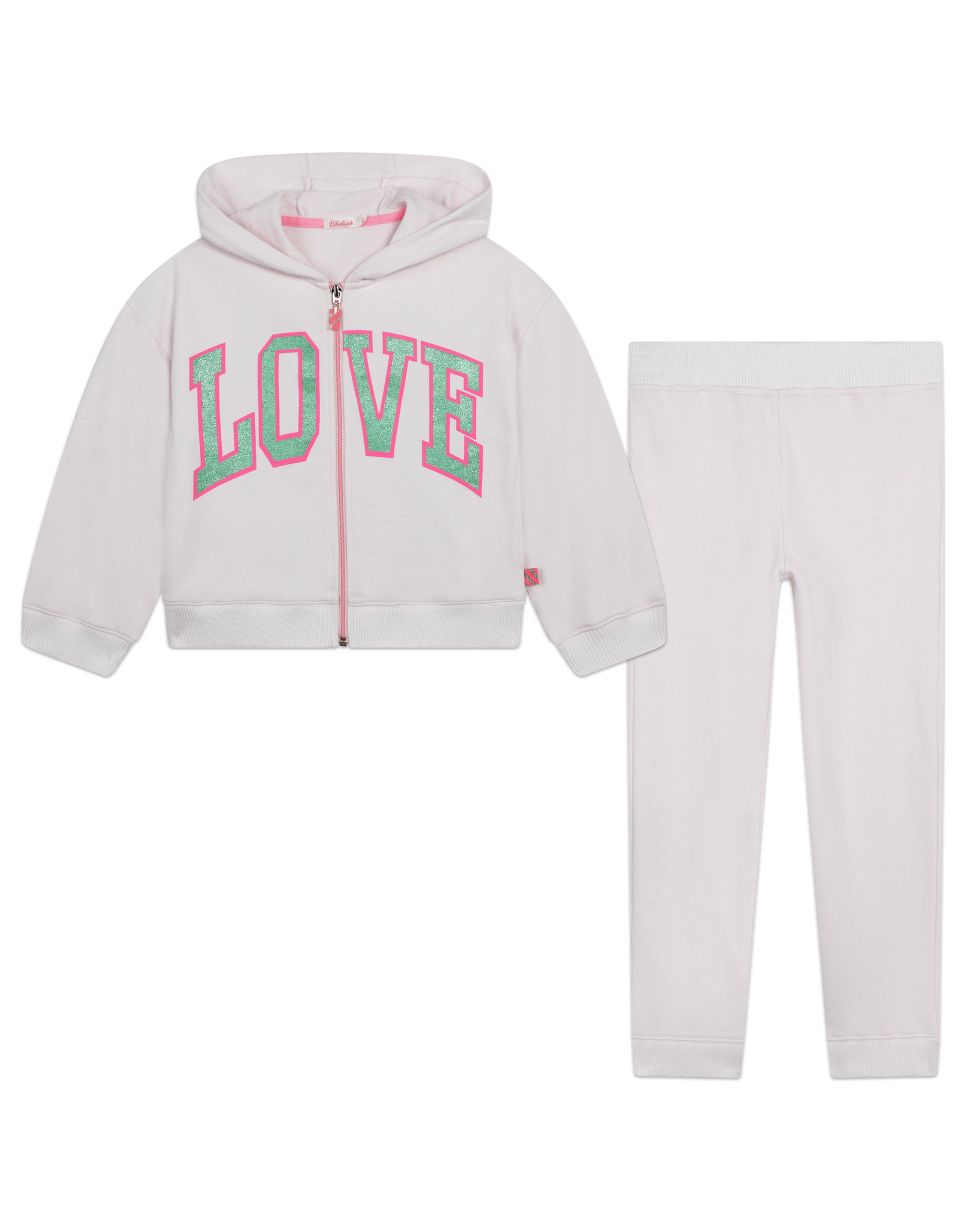 Billieblush joggingpak licht roze Love