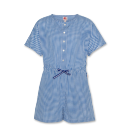 A076 Youri playsuit check bright blue