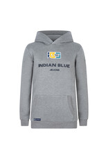 Indian Blue Jeans hoodie pique medium grey melange