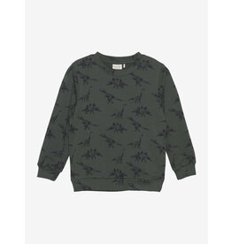 minymo sweater groen dino's