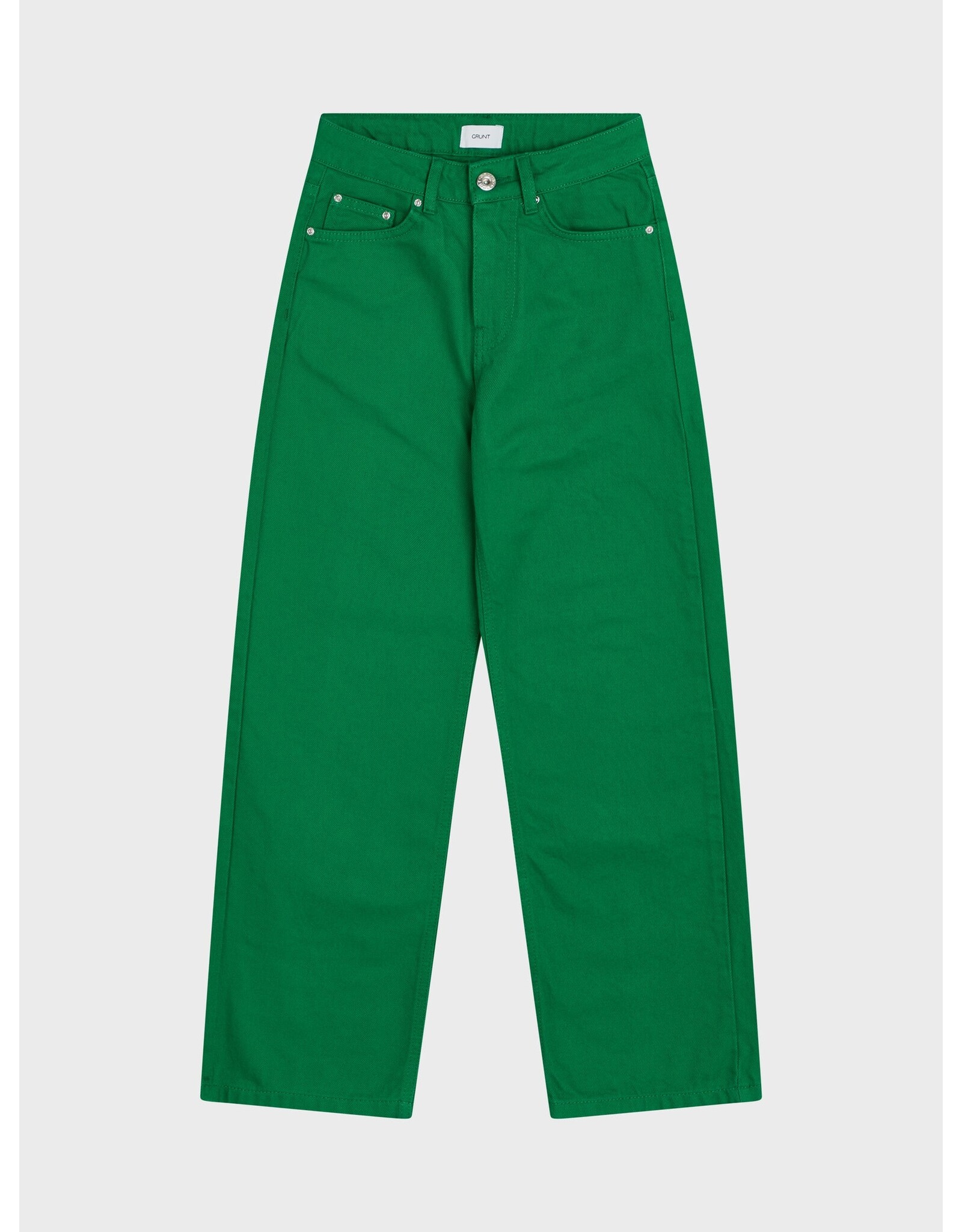 Grunt wide leg green jeans