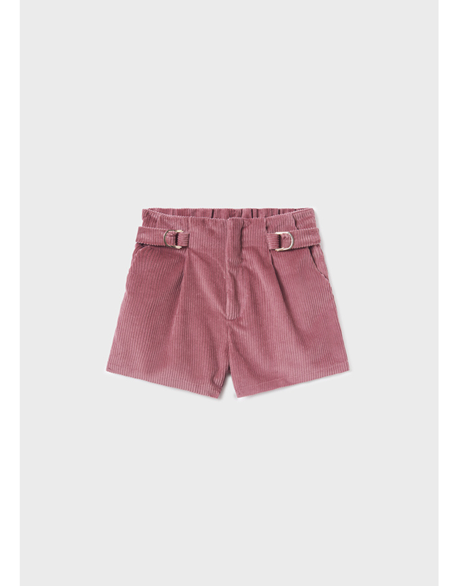 Mayoral short ribfluweel donker roze