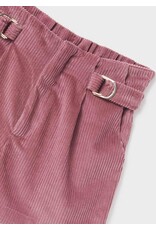 Mayoral short ribfluweel donker roze