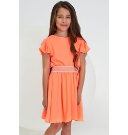 Blue Bay jurk Maithe neon orange