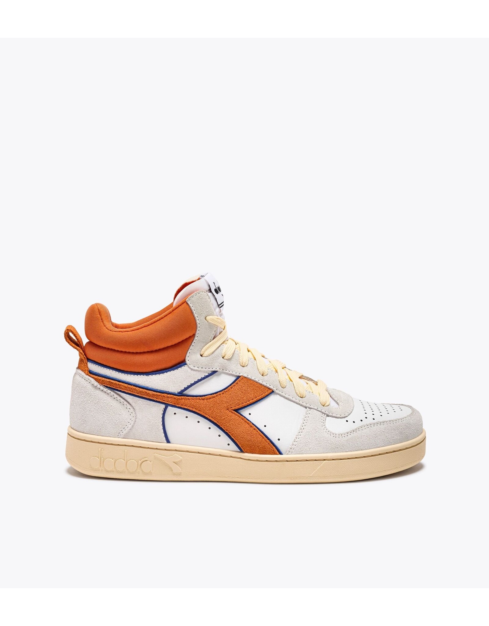 Diadora sneaker magic basket demi white/persimmon orange