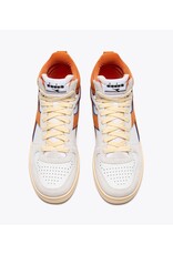 Diadora sneaker magic basket demi white/persimmon orange