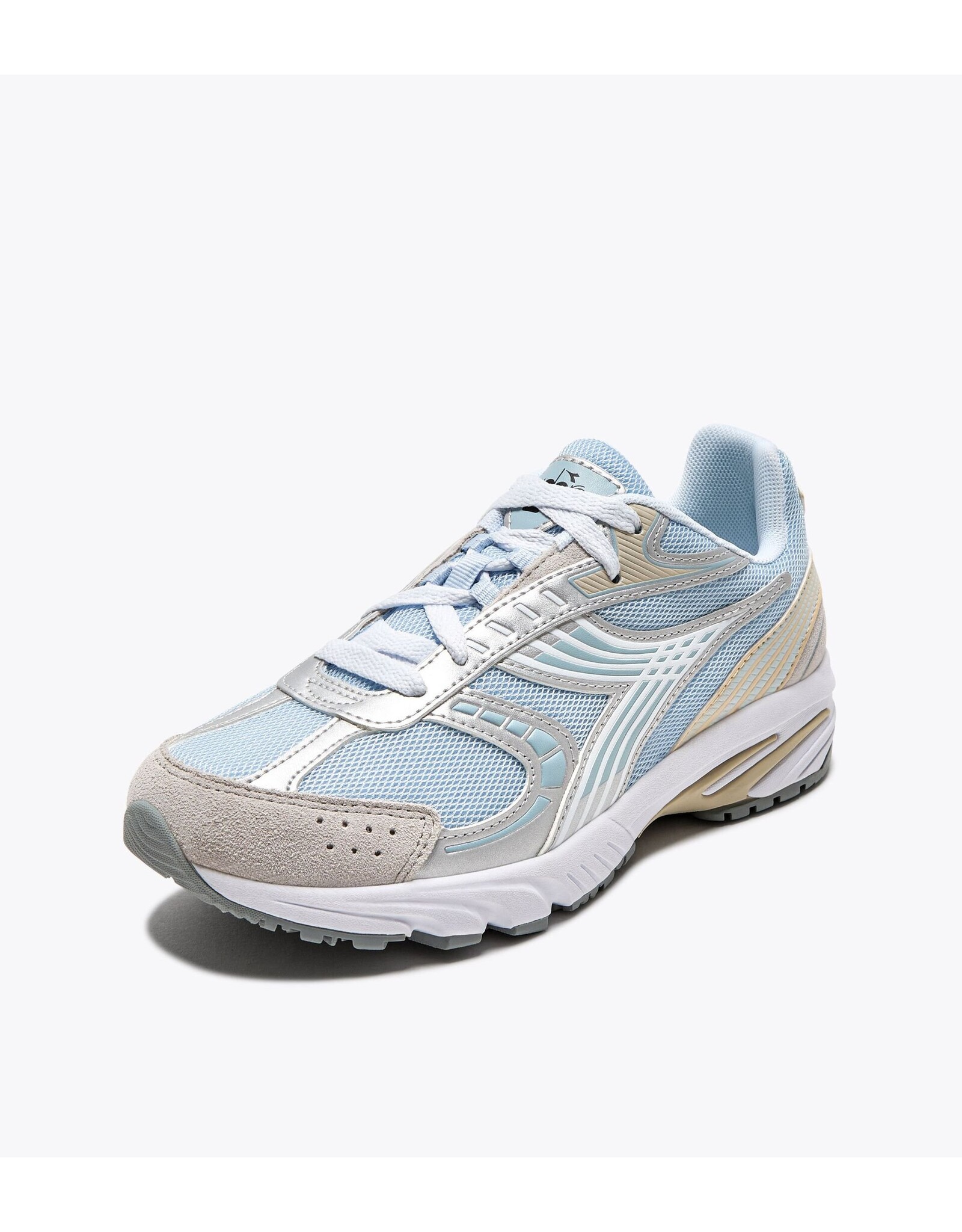 Diadora sneaker sao ko white/light lake/silver