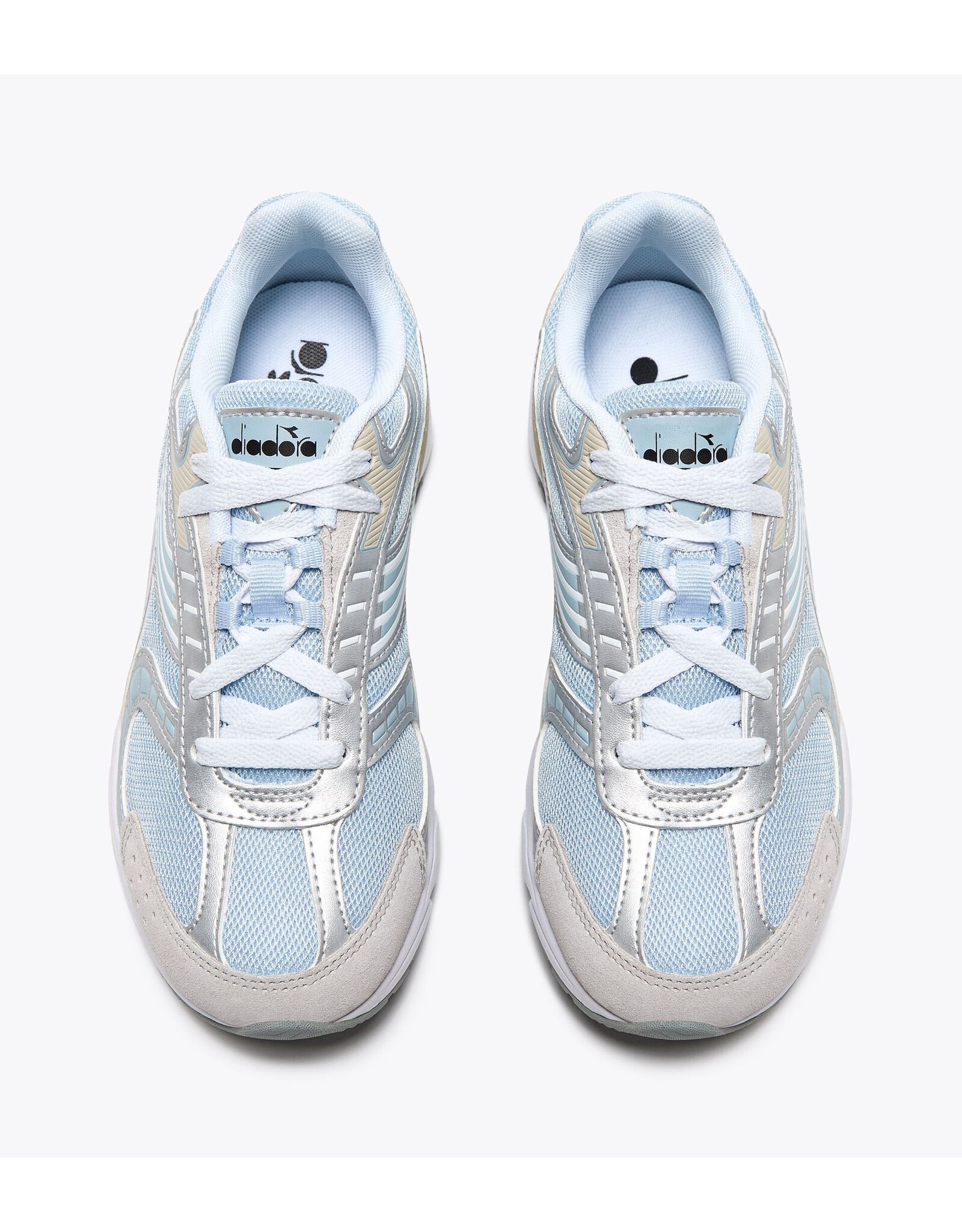 Diadora sneaker sao ko white/light lake/silver