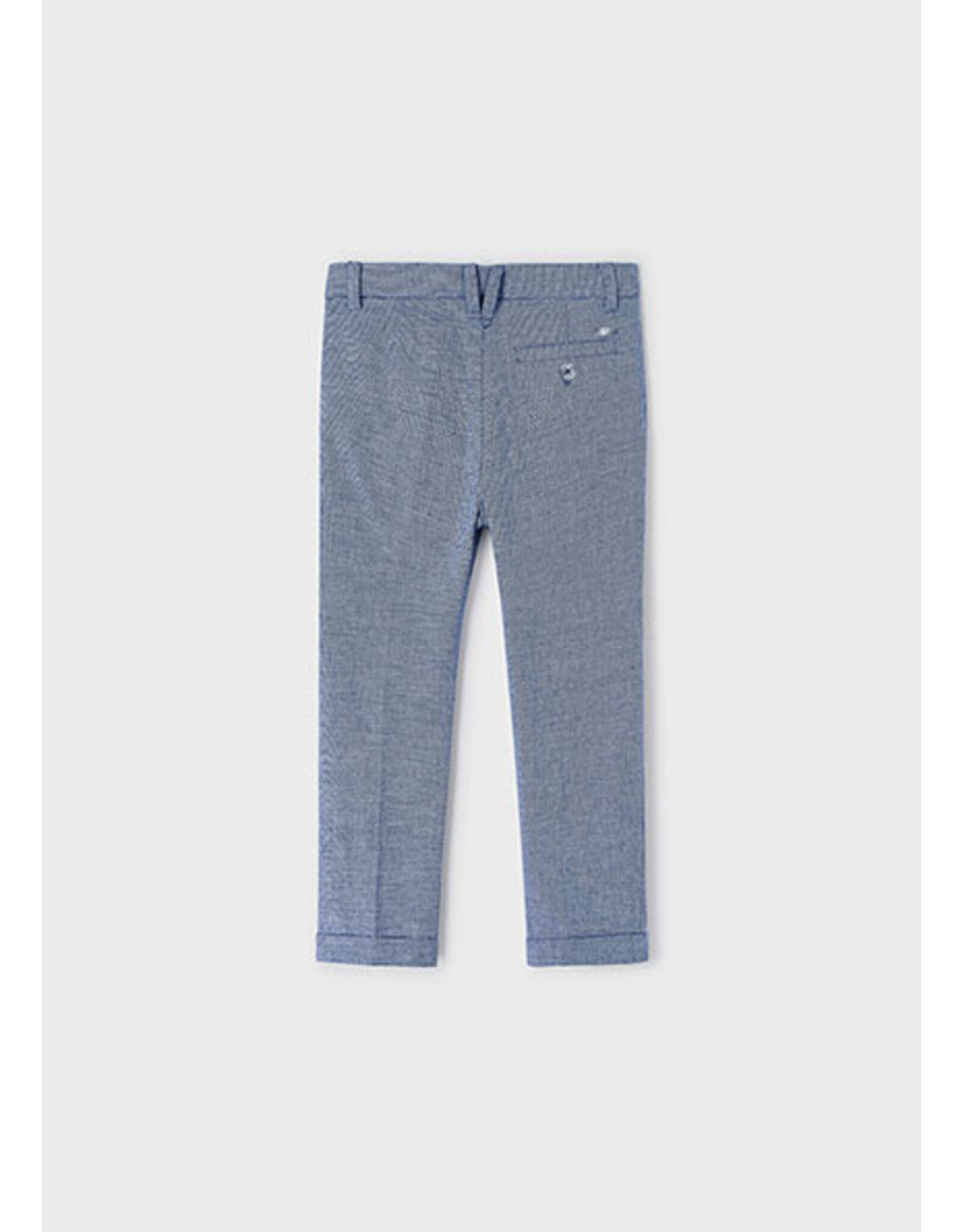 Mayoral broek chino blauw spikkel