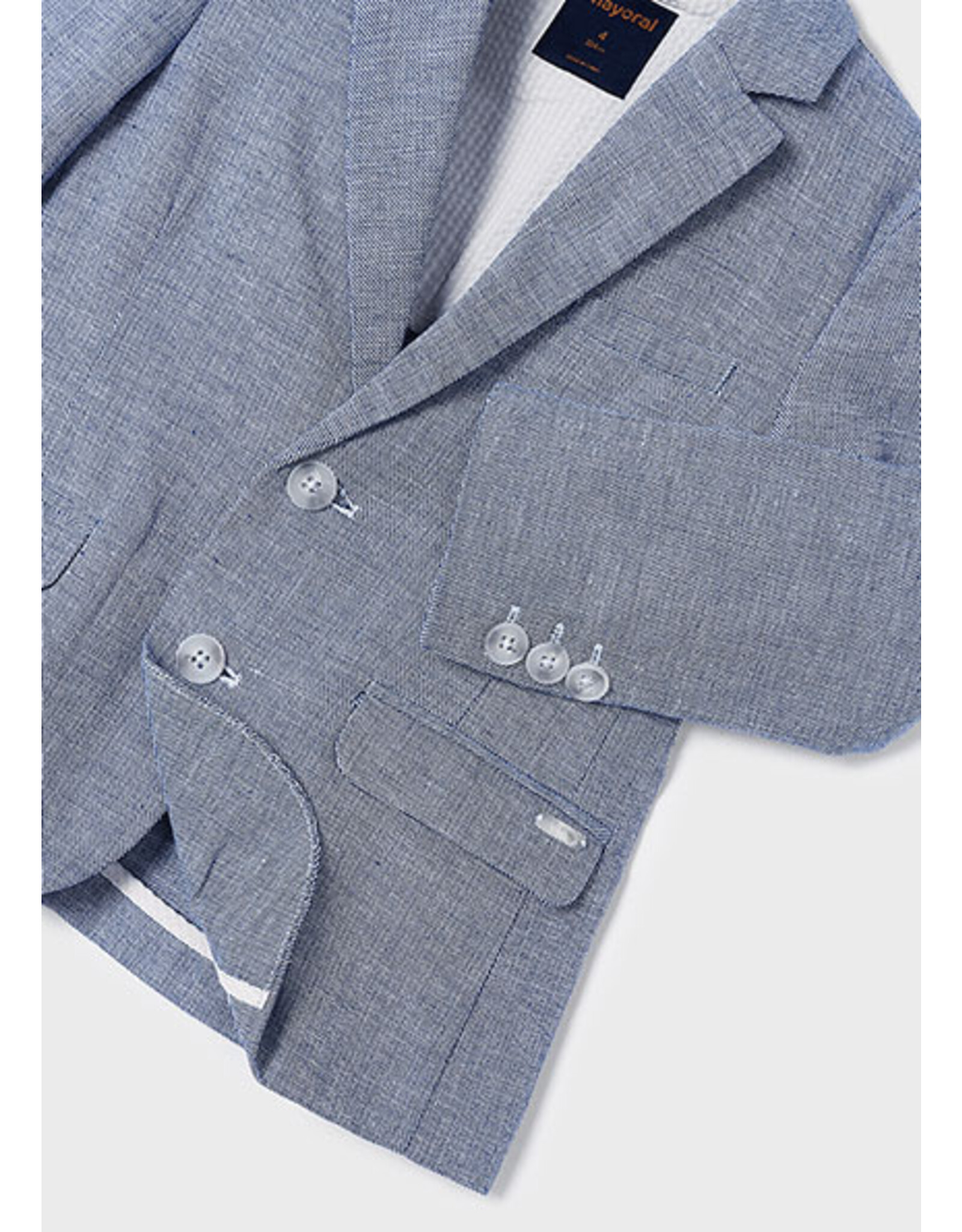 Mayoral blazer blauw spikkel