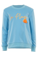 Blue Bay sweater ivy blauw la plage