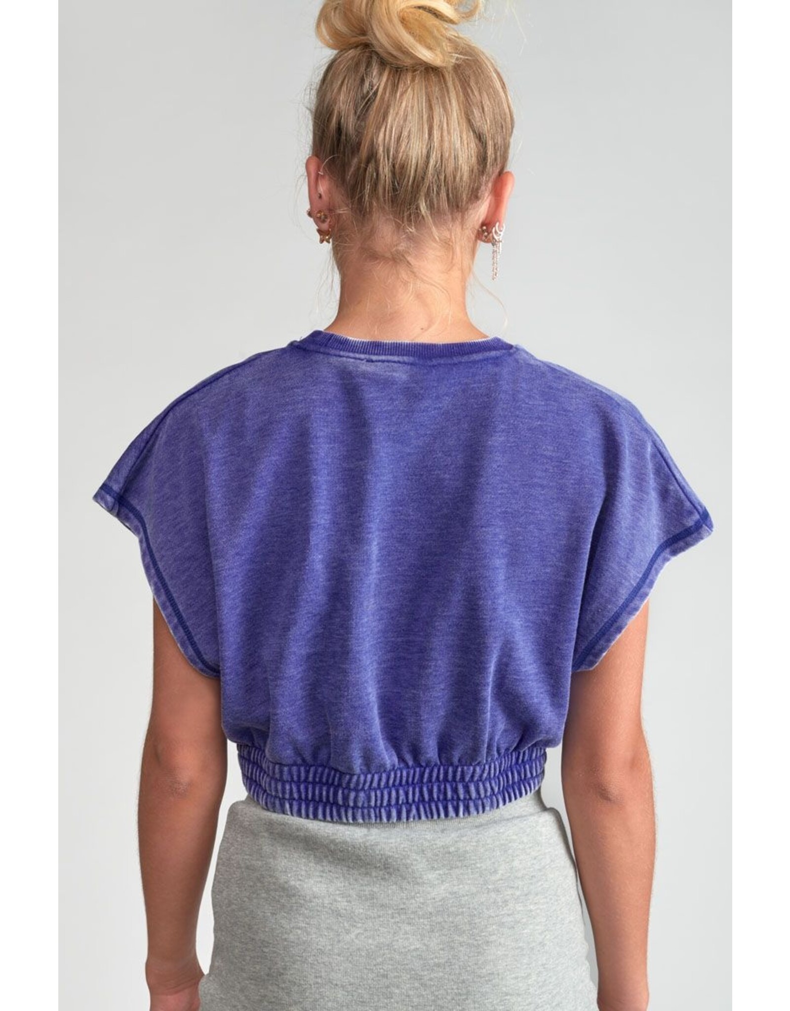 Le temps des cérises sweat-shirt Naellegi clem blue