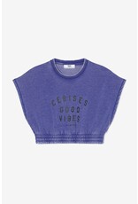 Le temps des cérises sweat-shirt Naellegi clem blue