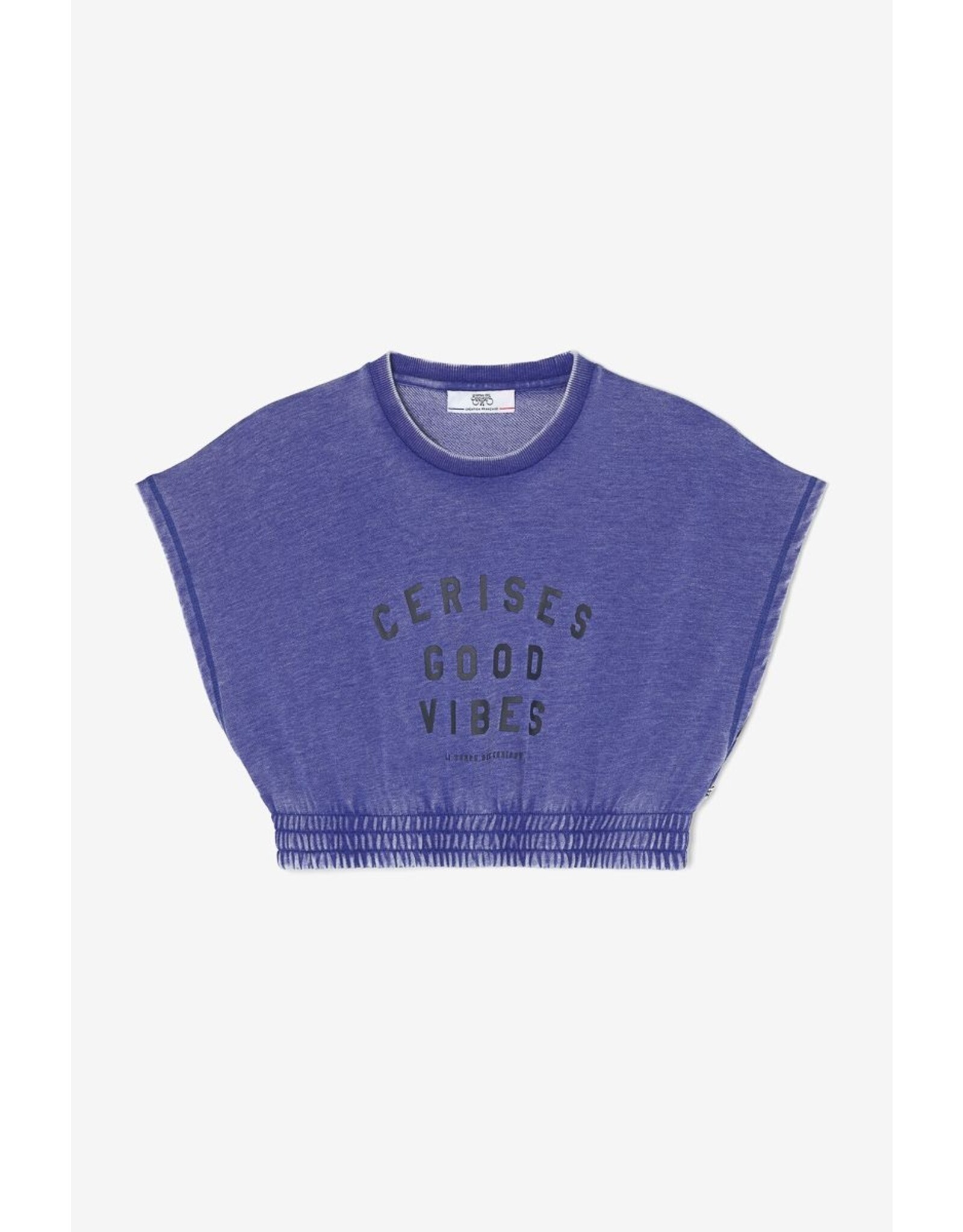 Le temps des cérises sweat-shirt Naellegi clem blue