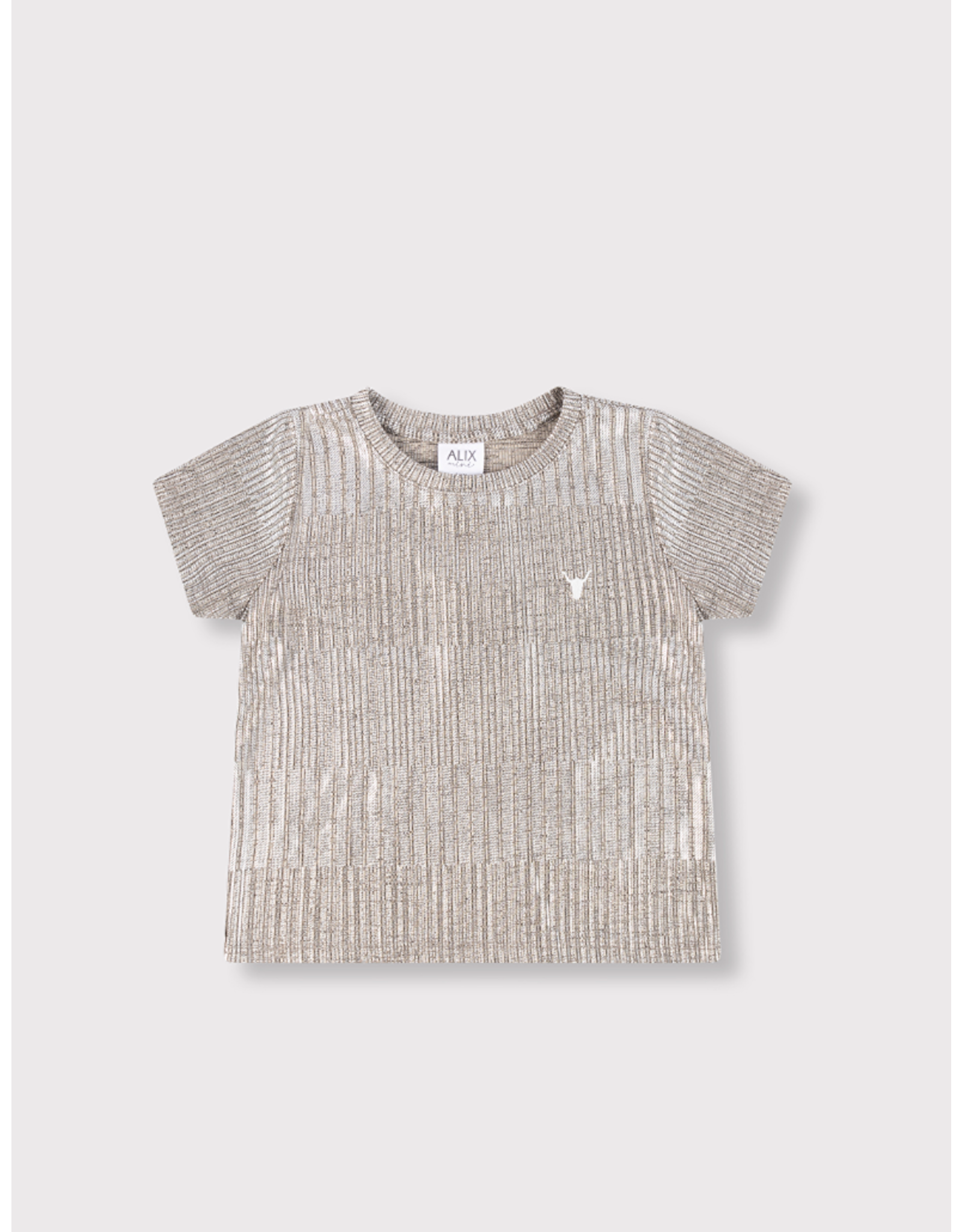 Alix mini Silver foil t-shirt