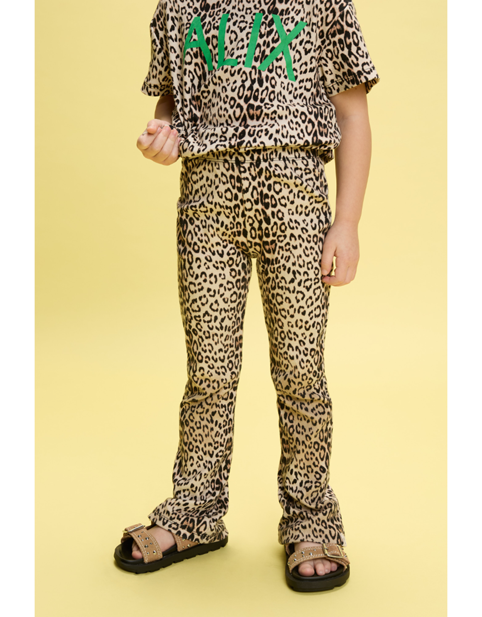 Alix mini Flared broek leopard