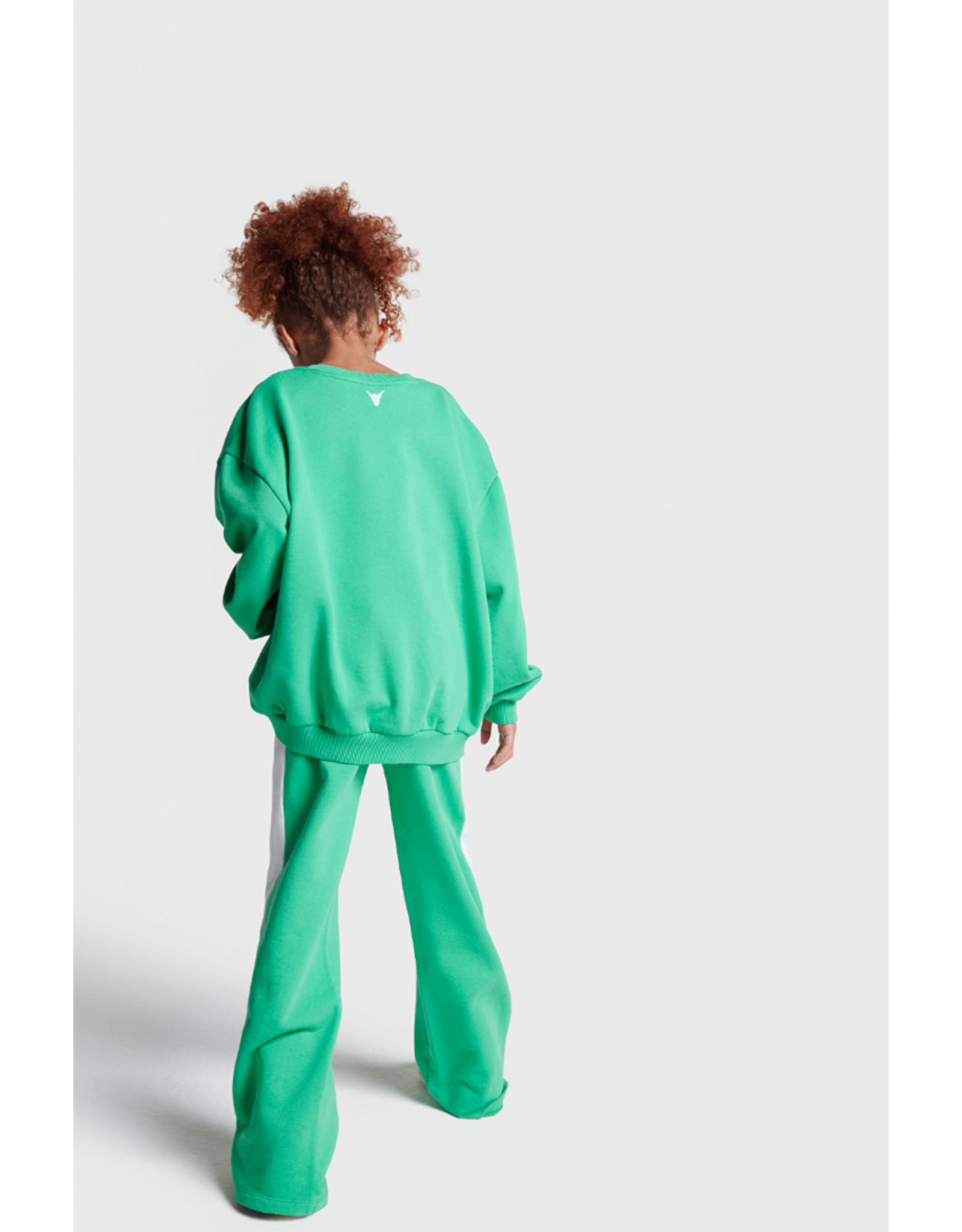 Alix mini Wijde sweat pants groen