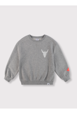 Alix mini sweater bull grey melange