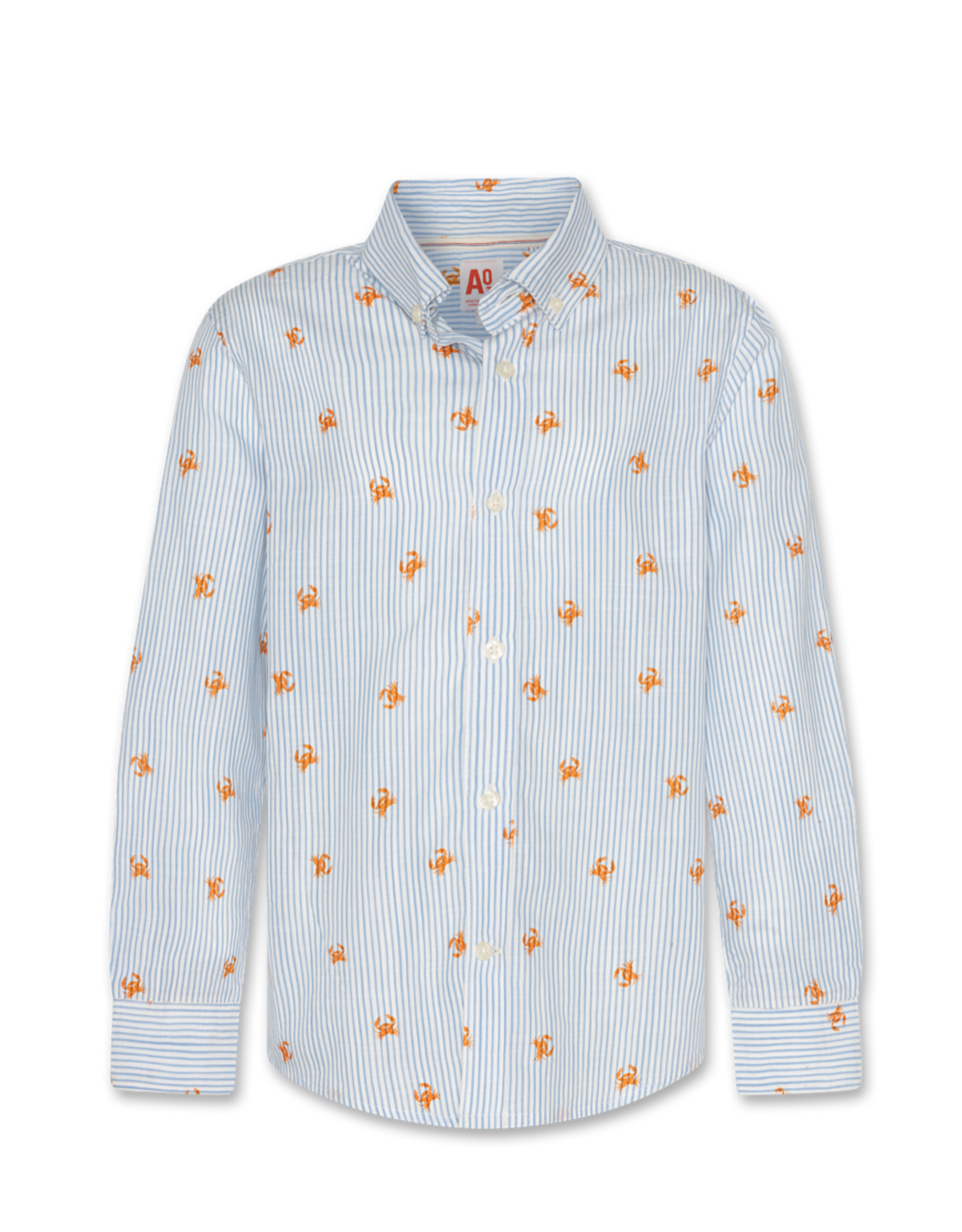 AO76 hemd axel gestreept krab