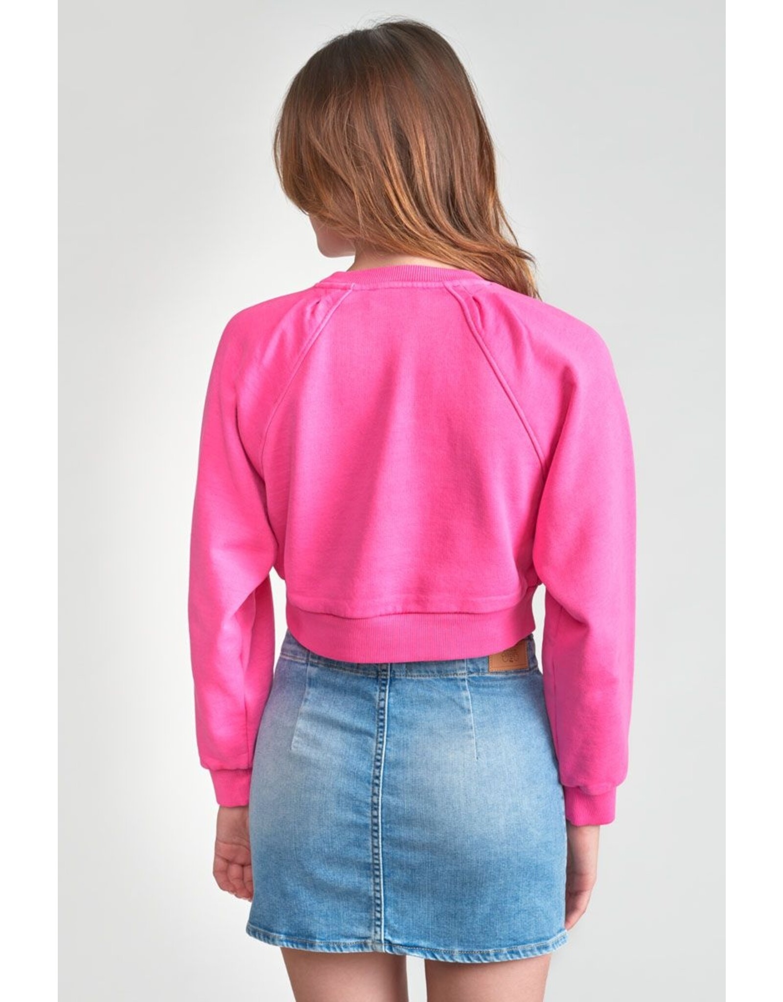 Le temps des cérises fuchsia sweater Tyragi