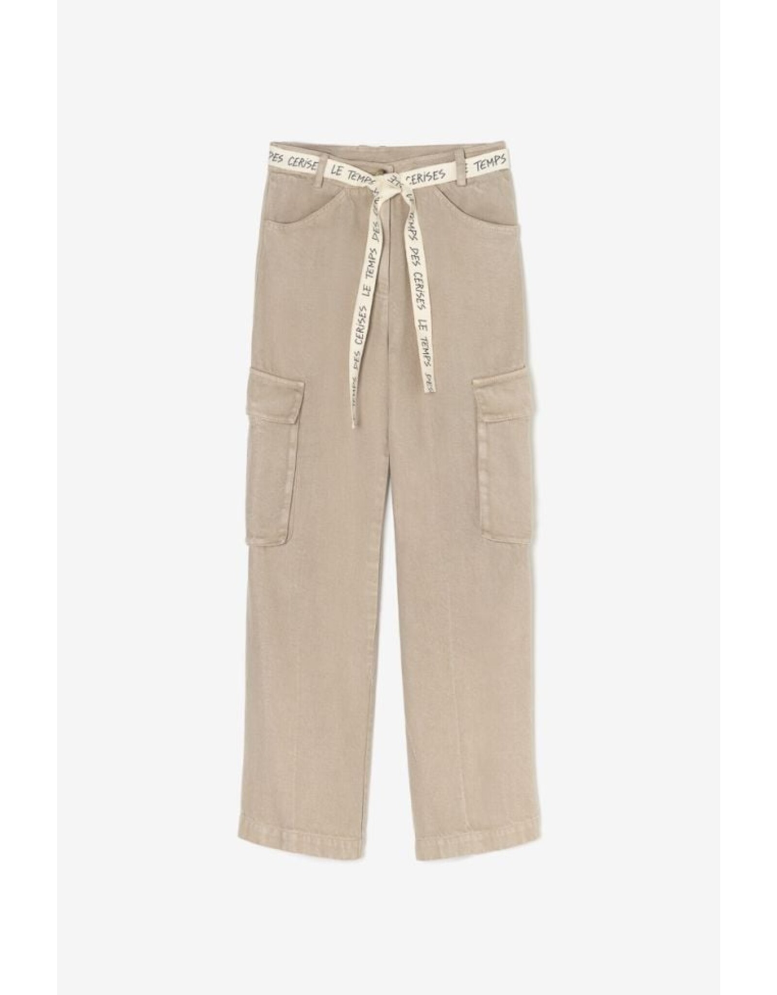 Le temps des cérises wijde broek Sienagi beige