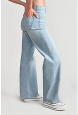 Le temps des cérises wijde jeans Romigi light blue