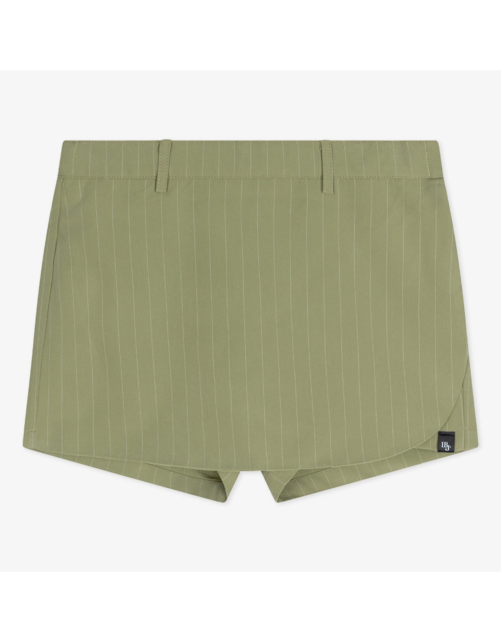 Indian Blue Jeans short pinstripe pastel green