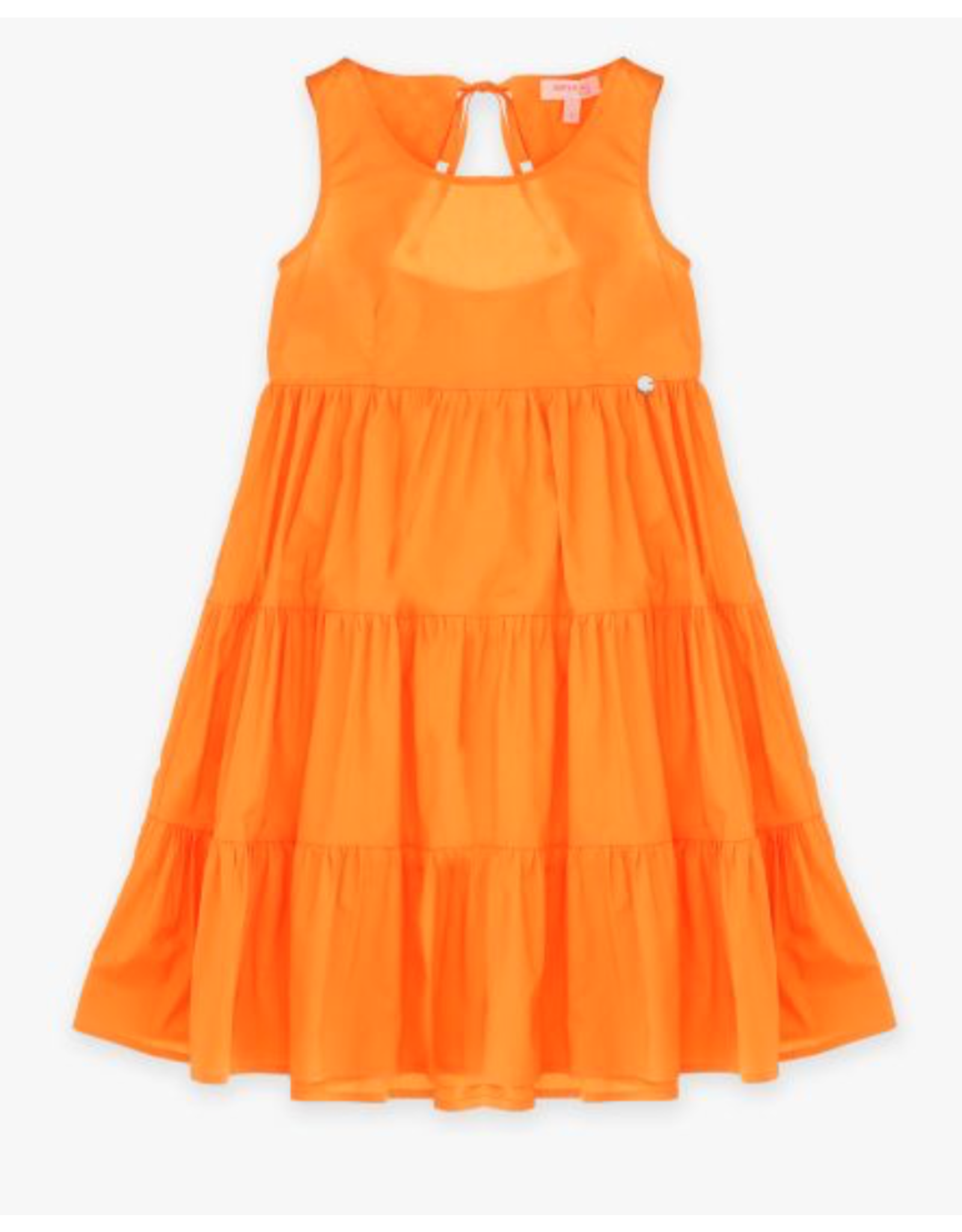 Imperial jurk volant oranje