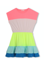 Billieblush jurk volant multicolor