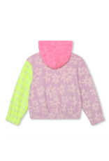 Billieblush cardigan kap badstof roze geel