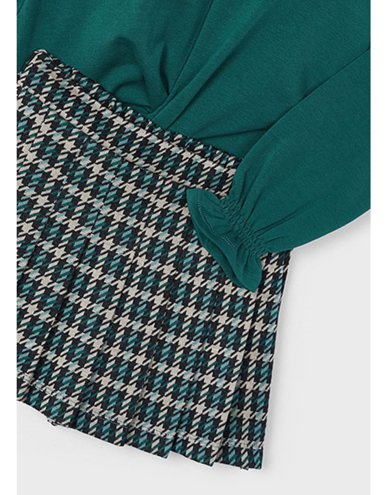 Mayoral jacquard set rok & pull groen