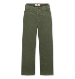 AO76 Finn cord pants olive night/earth green