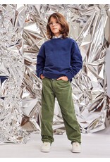 AO76 Finn cord pants olive night/earth green