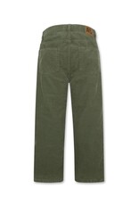AO76 Finn cord pants olive night/earth green