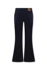 AO76 Annemie corduroy broek flared navy