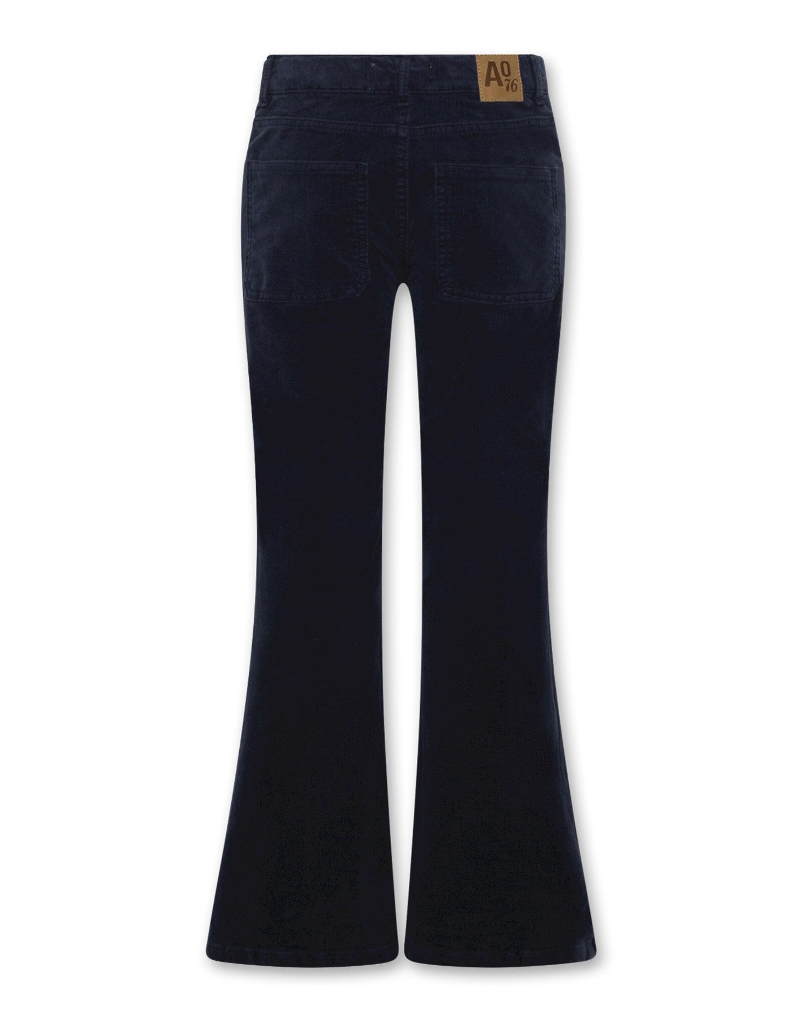 AO76 Annemie corduroy broek flared navy