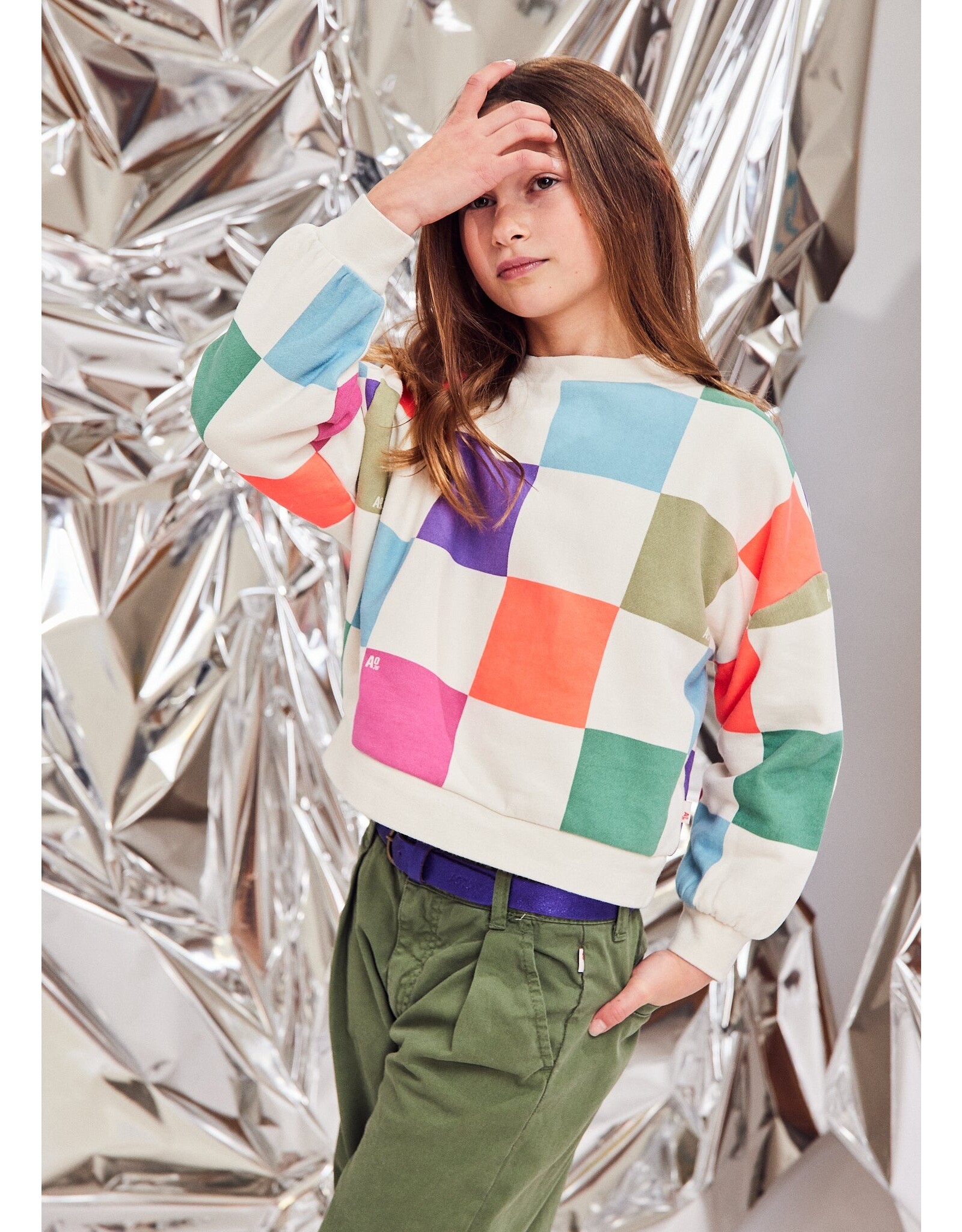 AO76 Bella riem leder paars