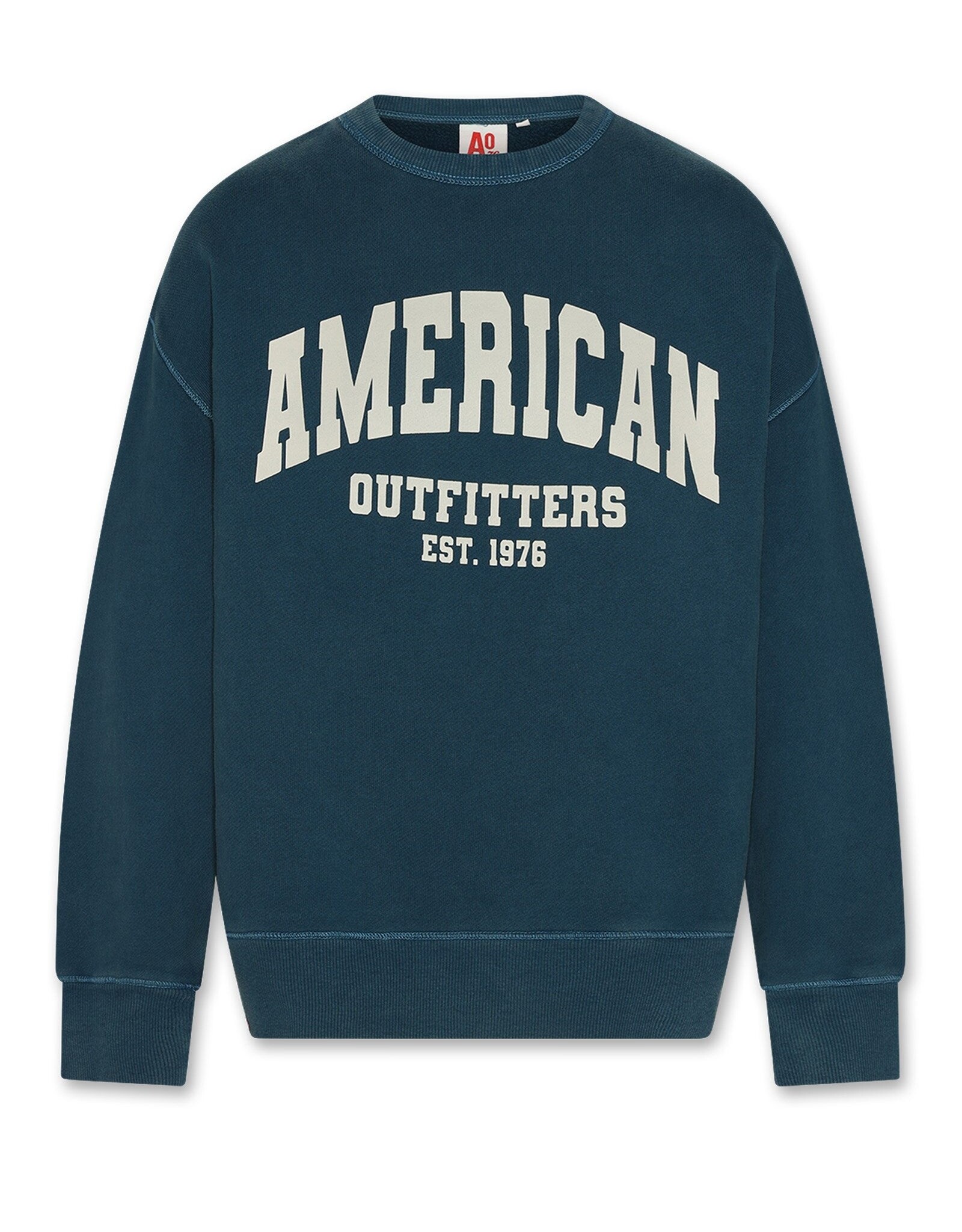 A076 sweater Oscar petrol