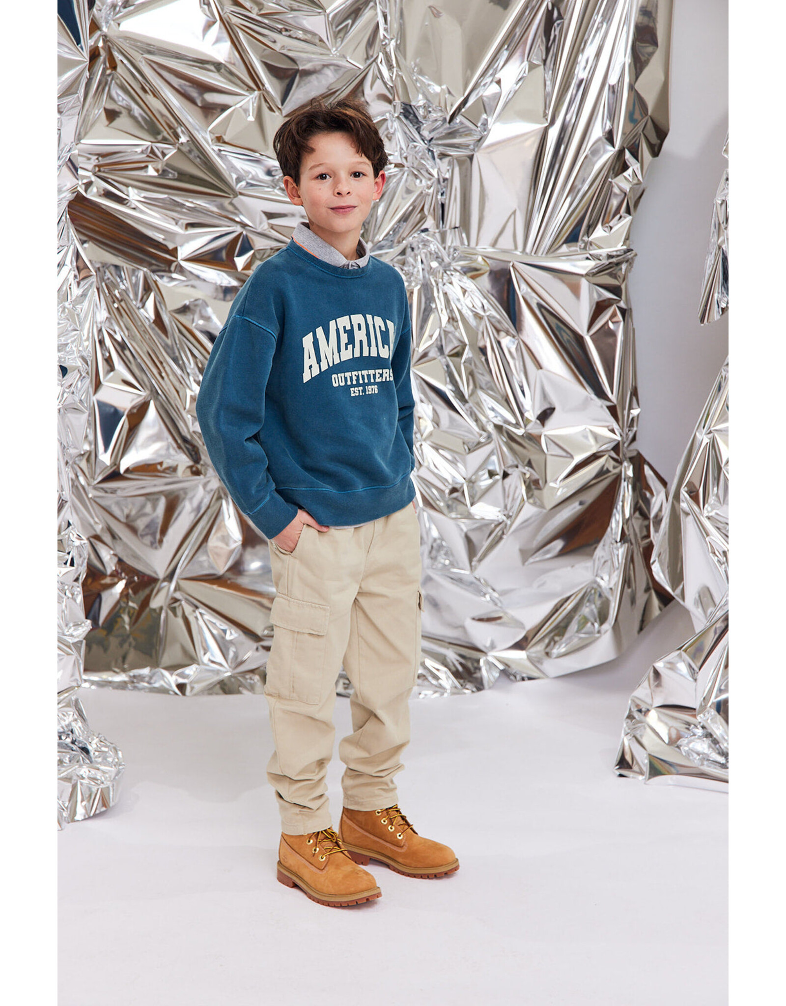 AO76 sweater Oscar petrol