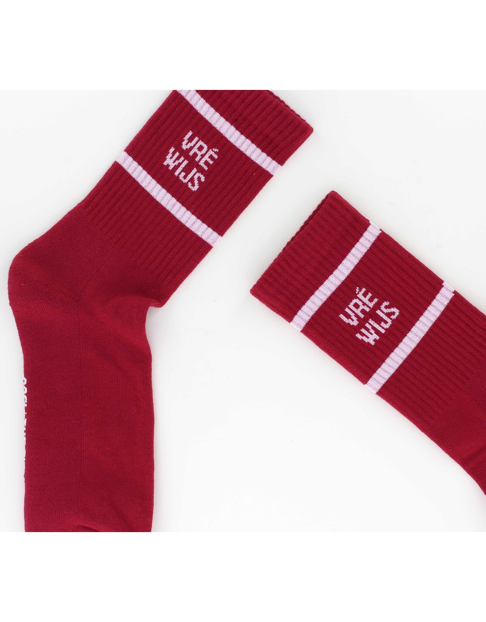 sock the city sportkousen VRE WIJS rood one size