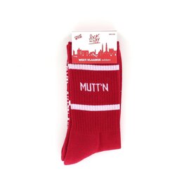 sock the city sportkousen MUTT'N rood one size